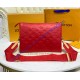 Louis Vuitton Monogram-embossed Lambskin Coussin PM M57792