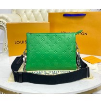 Louis Vuitton Monogram-embossed Lambskin Coussin PM M57936