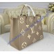 Louis Vuitton Bicolor Monogram Empreinte Leather Onthego MM M45494