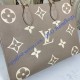 Louis Vuitton Bicolor Monogram Empreinte Leather Onthego MM M45494