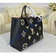 Louis Vuitton Bicolor Monogram Empreinte Leather Onthego MM M45495