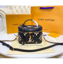 Louis Vuitton Monogram Empreinte Leather Vanity PM M45599-black