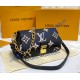 Louis Vuitton Bicolor Monogram Empreinte Leather Favorite M45859-black