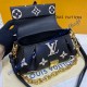 Louis Vuitton Bicolor Monogram Empreinte Leather Favorite M45859-black