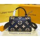 Louis Vuitton Bicolor Monogram Empreinte Leather Madeleine BB M45978-black