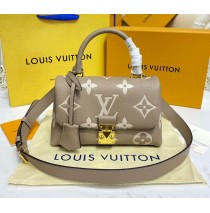 Louis Vuitton Bicolor Monogram Empreinte Leather Madeleine BB M45978-gray