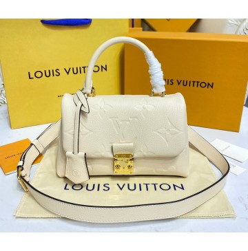 Louis Vuitton Monogram Empreinte Leather Madeleine BB M46008-cream