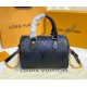 Louis Vuitton Monogram Empreinte Speedy Bandouliere 20 M58953-black