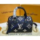 Louis Vuitton Monogram Empreinte Speedy Bandouliere 20 M58953-black-beige