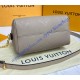 Louis Vuitton Monogram Empreinte Speedy Bandouliere 20 M58953-gray