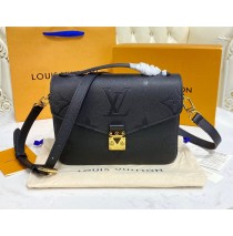 Louis Vuitton Monogram Empreinte Leather Pochette Metis M59211-black