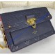 Louis Vuitton Monogram Empreinte Leather Vavin Chain Wallet M67839-navy-blue