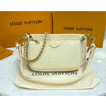 Louis Vuitton Monogram Empreinte Leather Multi Pochette Accessories M80447