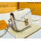 Louis Vuitton Monogram Empreinte Leather Micro Metis M81390-beige