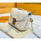 Louis Vuitton Monogram Empreinte Leather Micro Metis M81390-beige