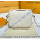 Louis Vuitton Monogram Empreinte Leather Micro Metis M81390-beige