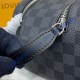 Louis Vuitton Damier Graphite Dopp Kit Toilet Pouch N40127-black