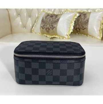 Louis Vuitton Damier Graphite Packing Cube PM N43688-black