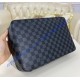 Louis Vuitton Damier Graphite Packing Cube GM N43690-black
