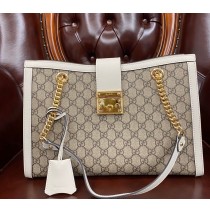 Gucci Padlock medium GG shoulder bag GU479197-white