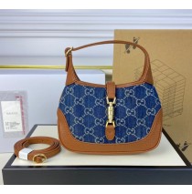 Gucci Jackie 1961 Mini Shoulder Bag GU637092-denim-blue