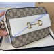 Gucci Horsebit 1955 Small Shoulder Bag GU645454CA-white