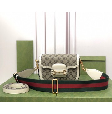 Gucci Horsebit 1955 mini bag GU658574C-beige