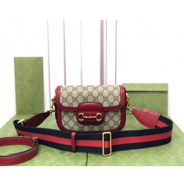 Gucci Horsebit 1955 mini bag GU658574C-red