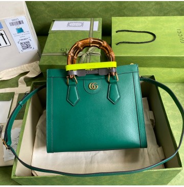 Gucci Diana small tote bag GU660195-green