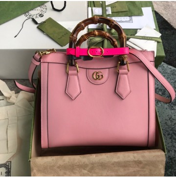 Gucci Diana small tote bag GU660195-pink