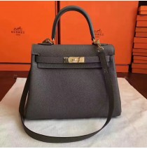 Hermes Kelly 28cm in Togo Leather Golden Hardware H5528G-Etain