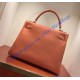 Hermes Kelly 28cm in Togo Leather Golden Hardware H5528G-Orange