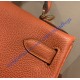 Hermes Kelly 28cm in Togo Leather Golden Hardware H5528G-Orange