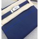 Hermes Kelly 28cm in Togo Leather Palladium Hardware H5528W-Bleu-Abysse