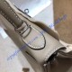 Hermes Kelly 28cm in Togo Leather Palladium Hardware H5528W-gris-tourterelle