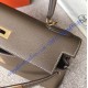 Hermes Kelly 32cm in Togo Leather Golden Hardware H5532G-Etoupe