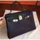 Hermes Kelly 32cm in Togo Leather Golden Hardware H5532G-black