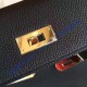 Hermes Kelly 32cm in Togo Leather Golden Hardware H5532G-black