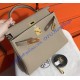 Hermes Kelly 32cm in Togo Leather Golden Hardware H5532G-gris-tourterelle