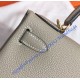 Hermes Kelly 32cm in Togo Leather Golden Hardware H5532G-gris-tourterelle