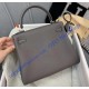 Hermes Kelly 32cm in Togo Leather Palladium Hardware H5532W-Etain