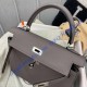 Hermes Kelly 32cm in Togo Leather Palladium Hardware H5532W-Etain