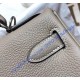 Hermes Kelly 32cm in Togo Leather Palladium Hardware H5532W-gris-tourterelle