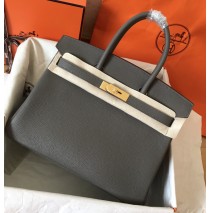 Hermes Birkin 30cm Togo Leather Golden Hardware H8830G-etain