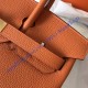 Hermes Birkin 30cm Togo Leather Golden Hardware H8830G-orange