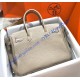 Hermes Birkin 30cm Togo Leather Palladium Hardware H8830W-gris-tourterelle