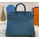 Hermes Birkin 35cm Togo Leather Golden Hardware H8835G-bleu-jean