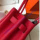 Hermes Birkin 35cm Togo Leather Golden Hardware H8835G-rouge-casaque