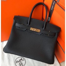 Hermes Birkin 35cm Togo Leather Golden Hardware H8835G-black