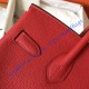 Hermes Birkin 35cm Togo Leather Palladium Hardware H8835W-rouge-casaque